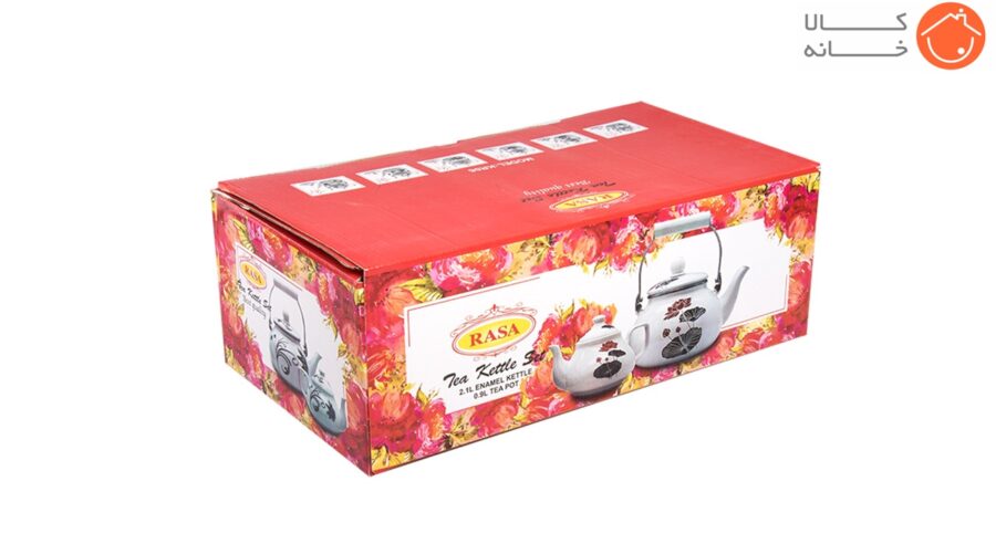ست کتری و قوری لعابی راسا کد 8006 (7)