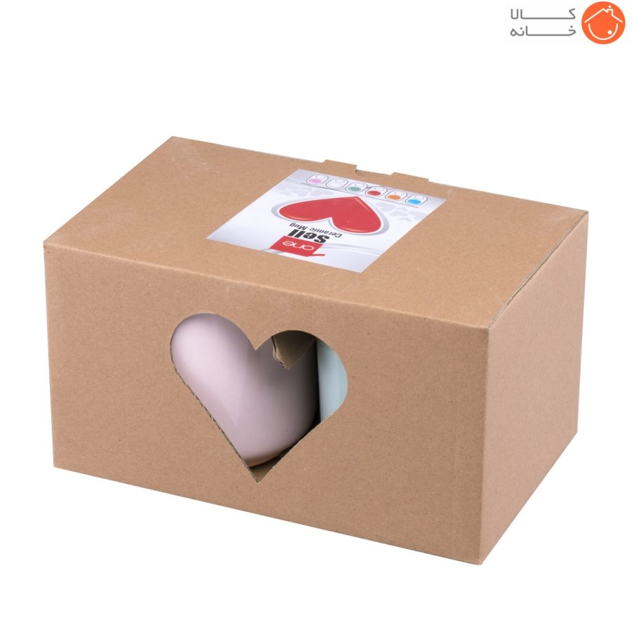 ماگ قلبی کد 353 - بسته 2 عددی