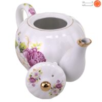 قوری چینی گلدار کد 187
