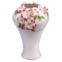 گلدان چینی گل برجسته کد 10121